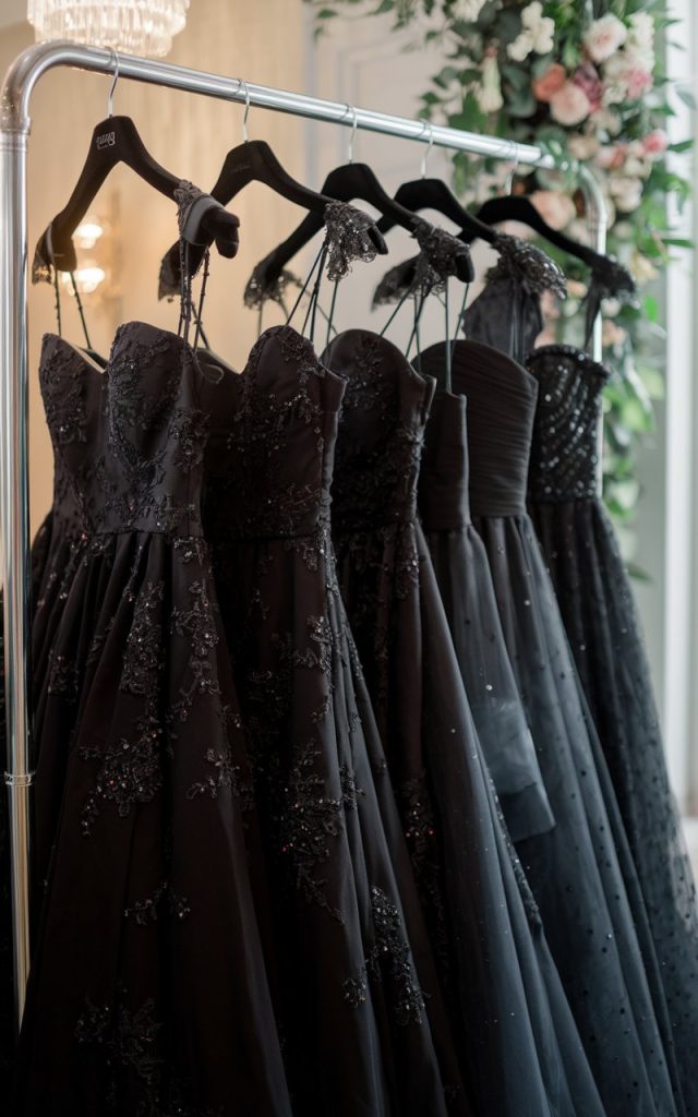 ELEGANT Black Hoco Dresses