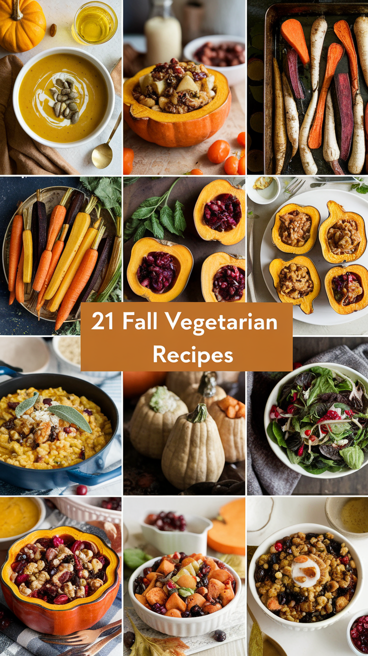 Delicious Fall Vegetarian Recipes 