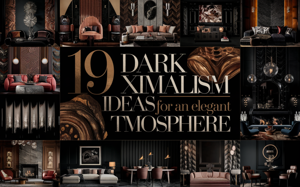 31 Dark Maximalism Ideas for an Elegant Atmosphere