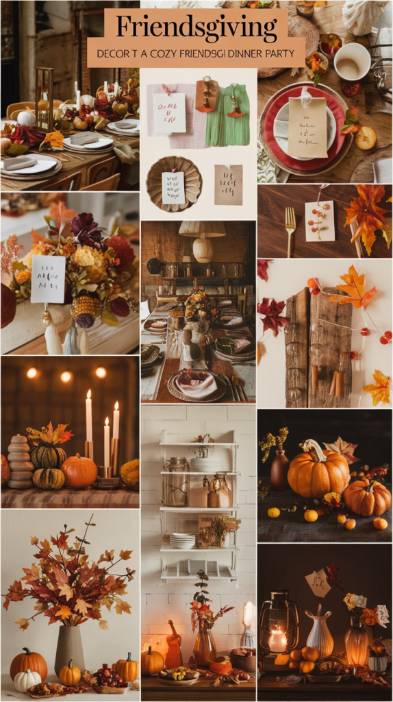 13 Charming Friendsgiving Dinner Party Decor Ideas for a Cozy Celebration